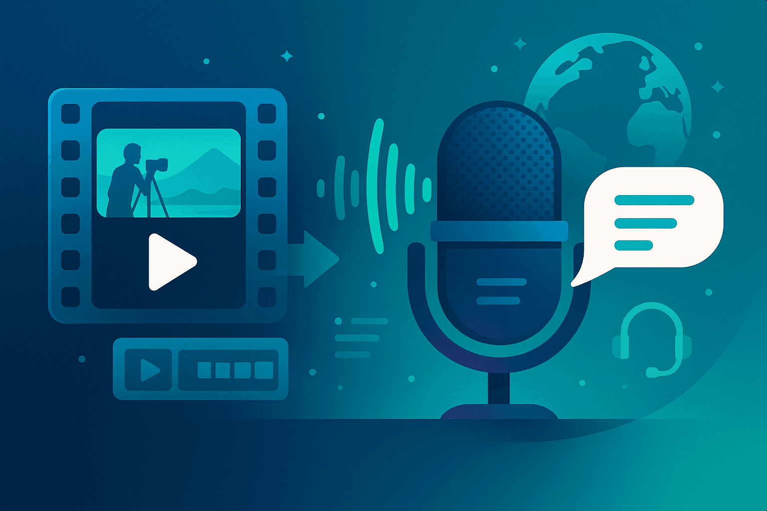 AutoNarrate AI studio interface showing voice selection and timeline sync
